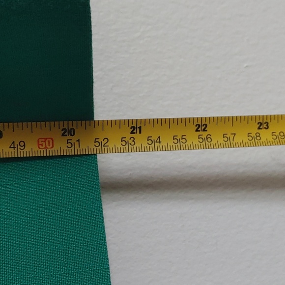 Vintage 80's Cara Montel Pleated lined green skirt with pockets size 14 - Picture 8 of 11